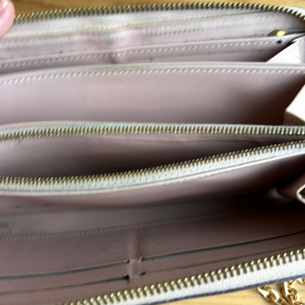 Louis Vuitton Clutch Purse With Chain Citrine Leather - Picture 7 of 10
